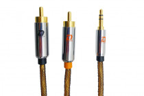 Кабель AUX DL Audio Gryphon Pro Mini Jack-2RCA 1м - 2